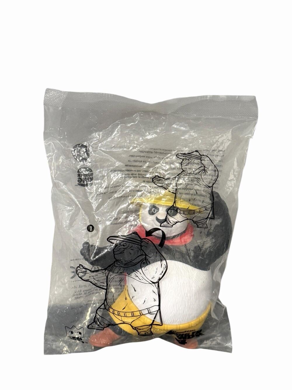 2024 Burger King DreamWorks Kung Fu Panda 4 DRAGON WARRIOR PO Toy - Unopened